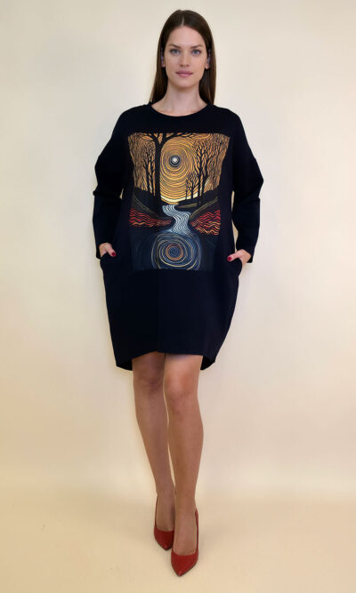 Haljina 44 Tigre PR - navy - Full Moon