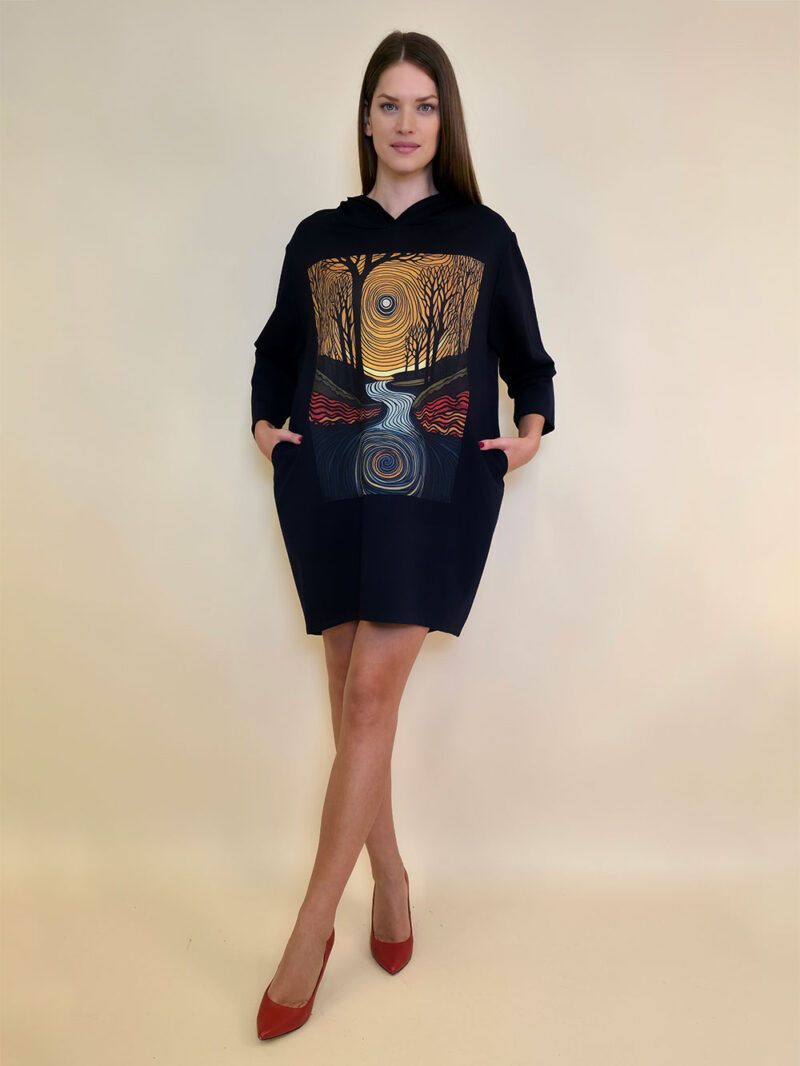 Haljina 52 El Hood PR - navy - Full Moon