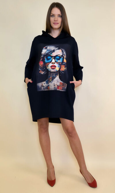 Haljina 52 El Hood PR - navy - Blue Glasses