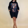 Haljina 52 El Hood PR - navy - Leptiri u kosi
