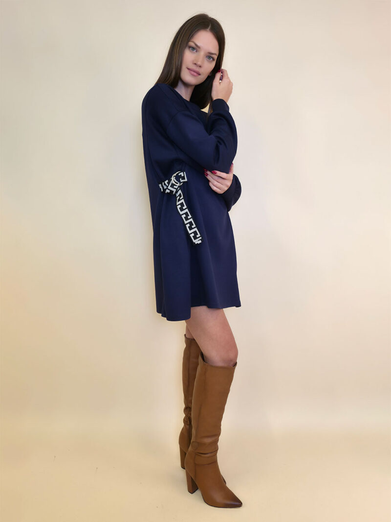 Haljina 48 Vonore - mini jersey UN - navy