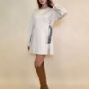 Haljina 48 Vonore - mini jersey UN - beige