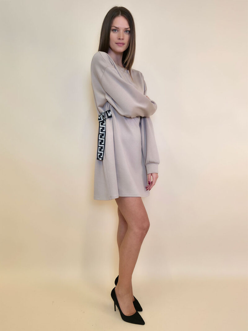 Haljina 48 Vonore - mini jersey UN - fango