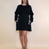 Haljina 48 Vonore - mini jersey UN - black
