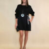 Haljina 48 Vonore - mini jersey UN - black