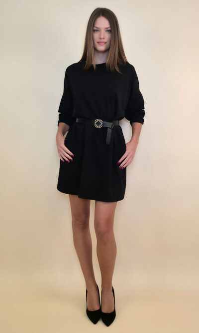Haljina+remen 48 Aynor -  jersey UN - black