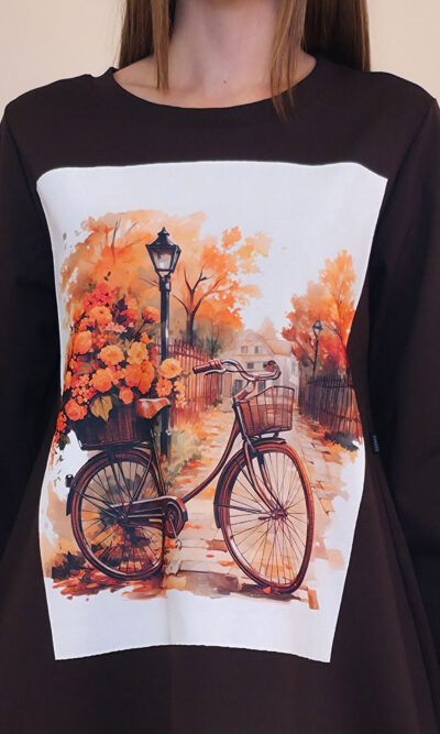 Haljina 48 YoYo PR - coffee - Autumn Bike