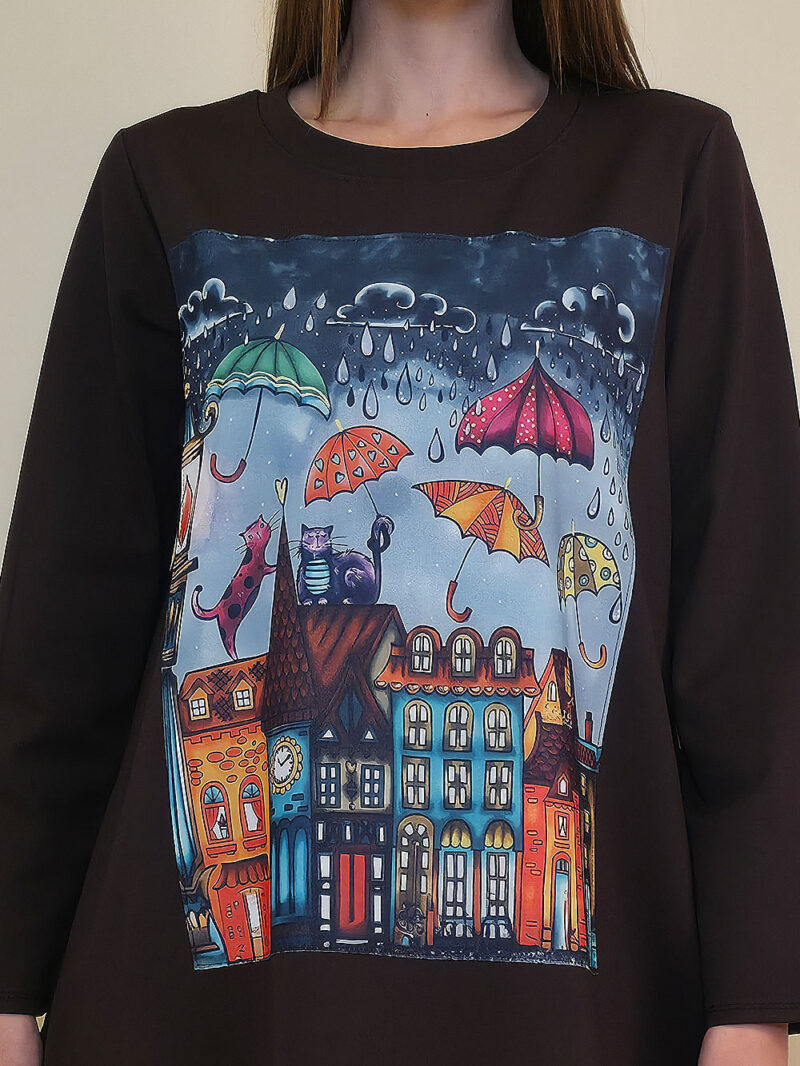 Haljina 48 YoYo PR - coffee - Cats&Umbrellas