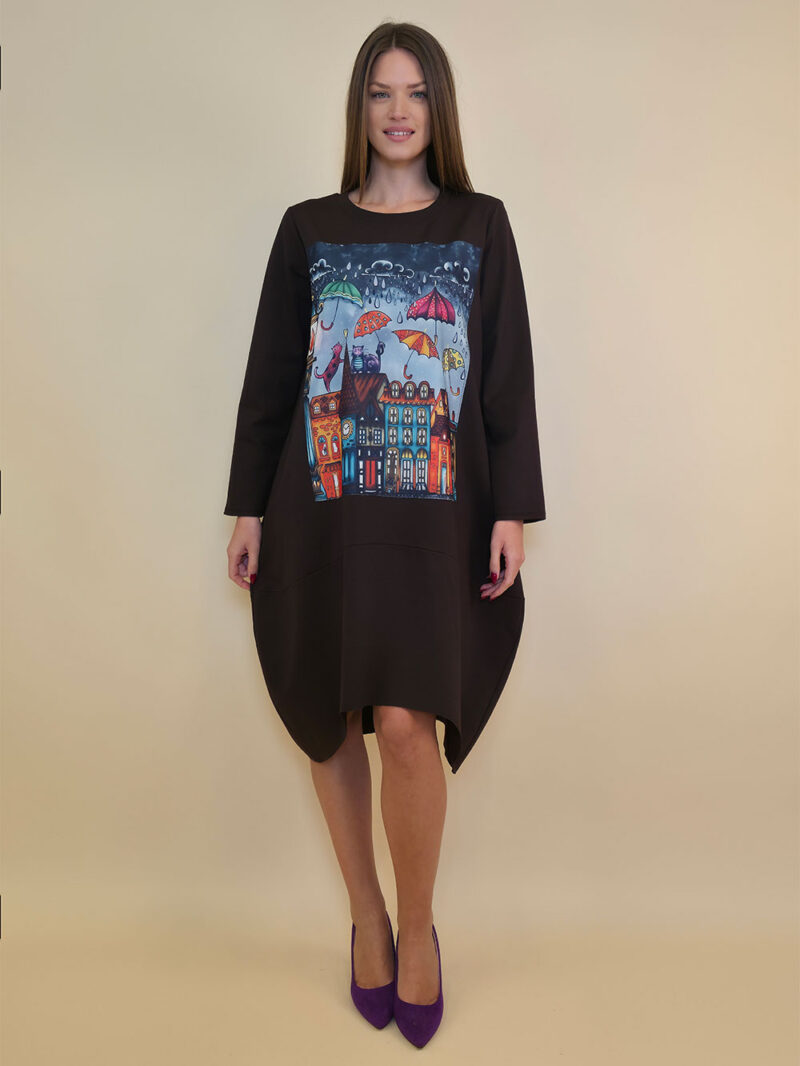 Haljina 48 YoYo PR - coffee - Cats&Umbrellas