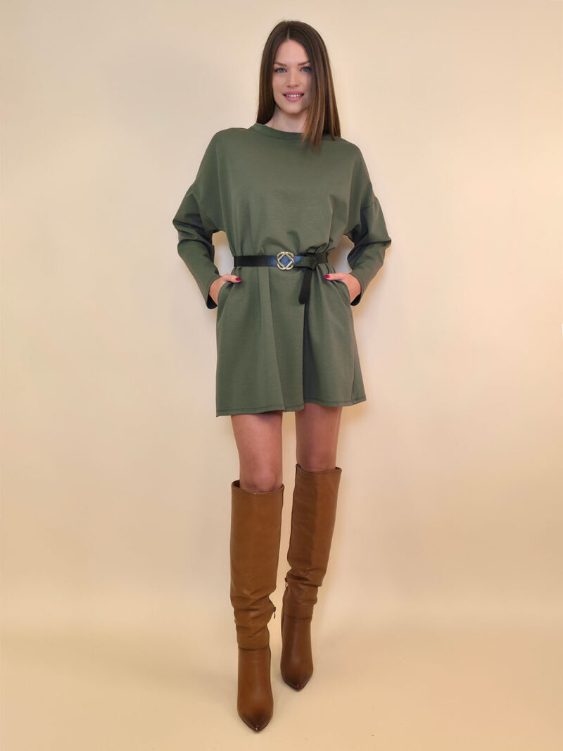 Haljina+remen 48 Aynor -  jersey UN - military