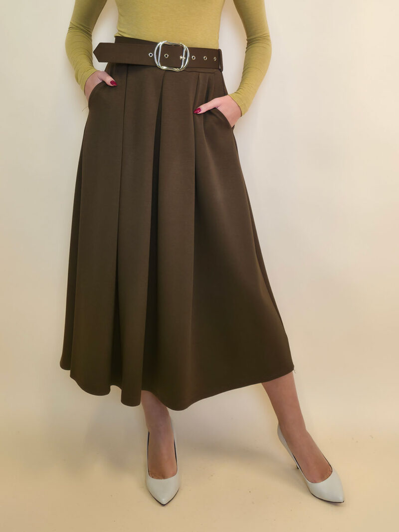 Suknja 36 Kimball - jersey vis UN - brown
