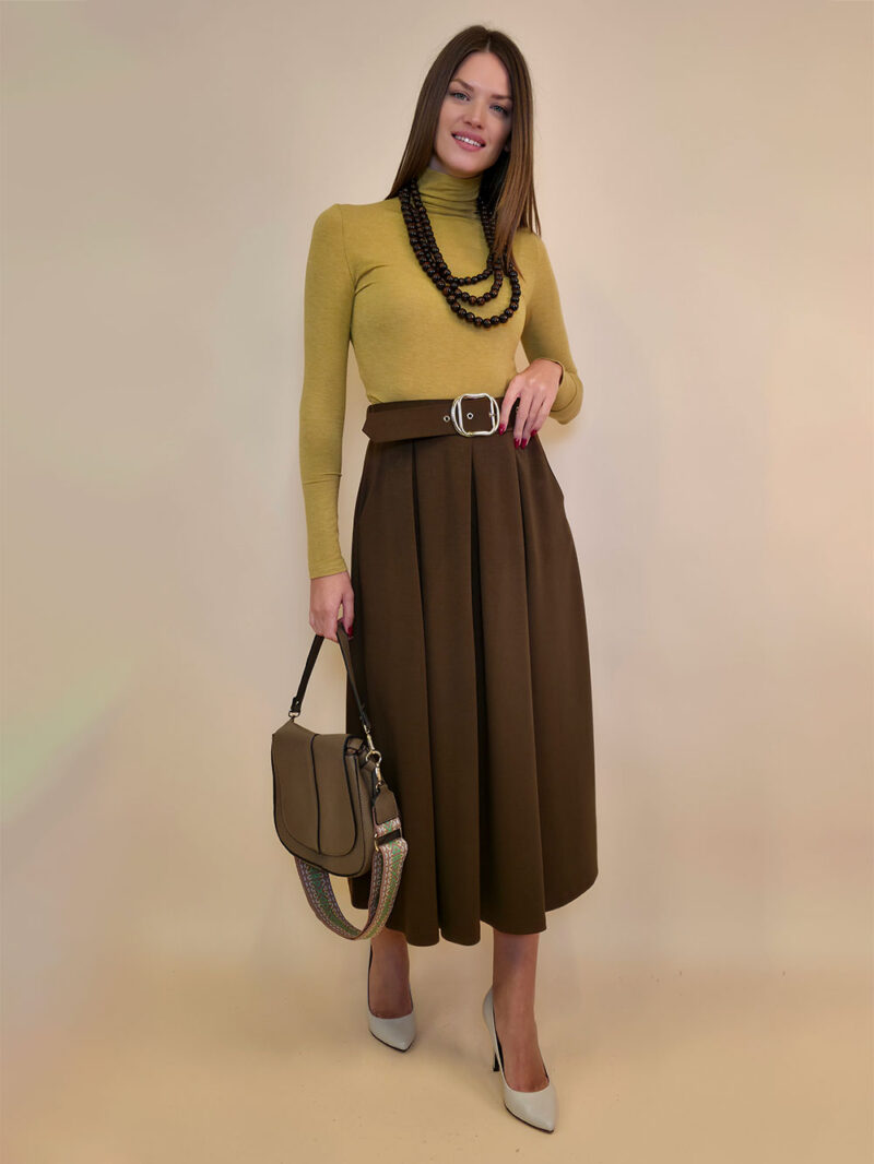 Suknja 36 Kimball - jersey vis UN - brown
