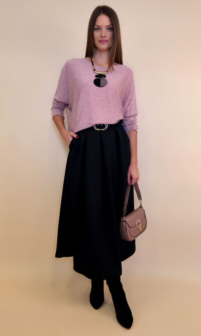 Suknja 36 Kimball - jersey vis UN - black