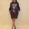 Haljina 52 El Hood PR - burgundy - Leptiri u kosi