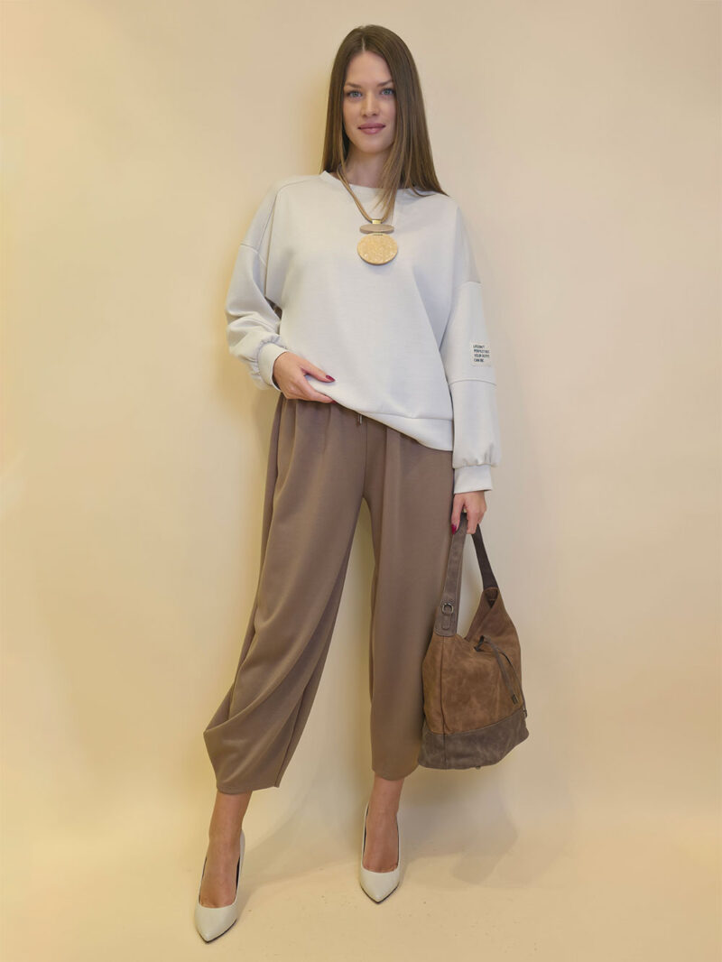 Hlače 32 Troy - camel