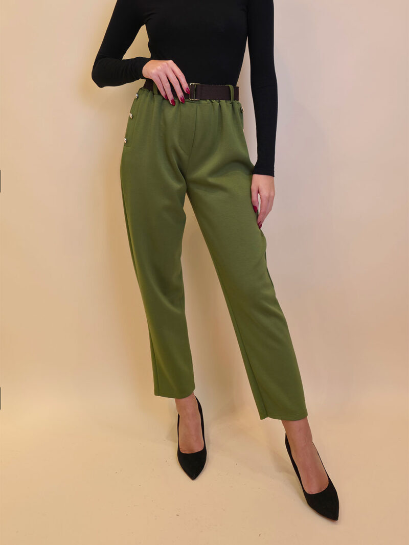 Hlače 46 Allen - army green