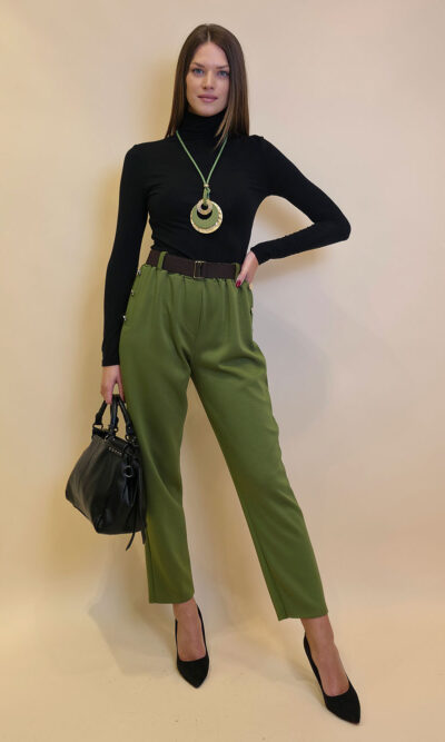 Hlače 46 Allen - army green