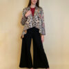 Jakna 48 Alda - ecco suede print - Animal Floral