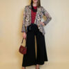 Jakna 48 Alda - ecco suede print - Animal Floral