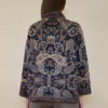 Jakna 52 DeLand/D - ecco suede - Paisley Floral black