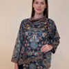Jakna 52 DeLand/D - ecco suede - Paisley folk ottanio