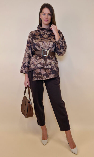 Jakna 52 DeLand/D - ecco suede - Paisley brown