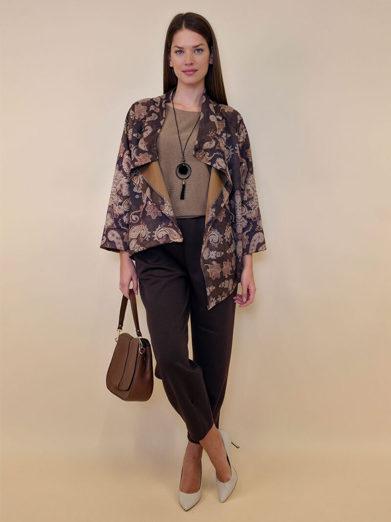 Jakna 52 DeLand/D - ecco suede - Paisley brown