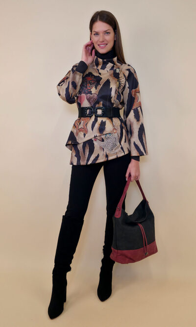 Jakna 52 DeLand/D - ecco suede - Tiger Love