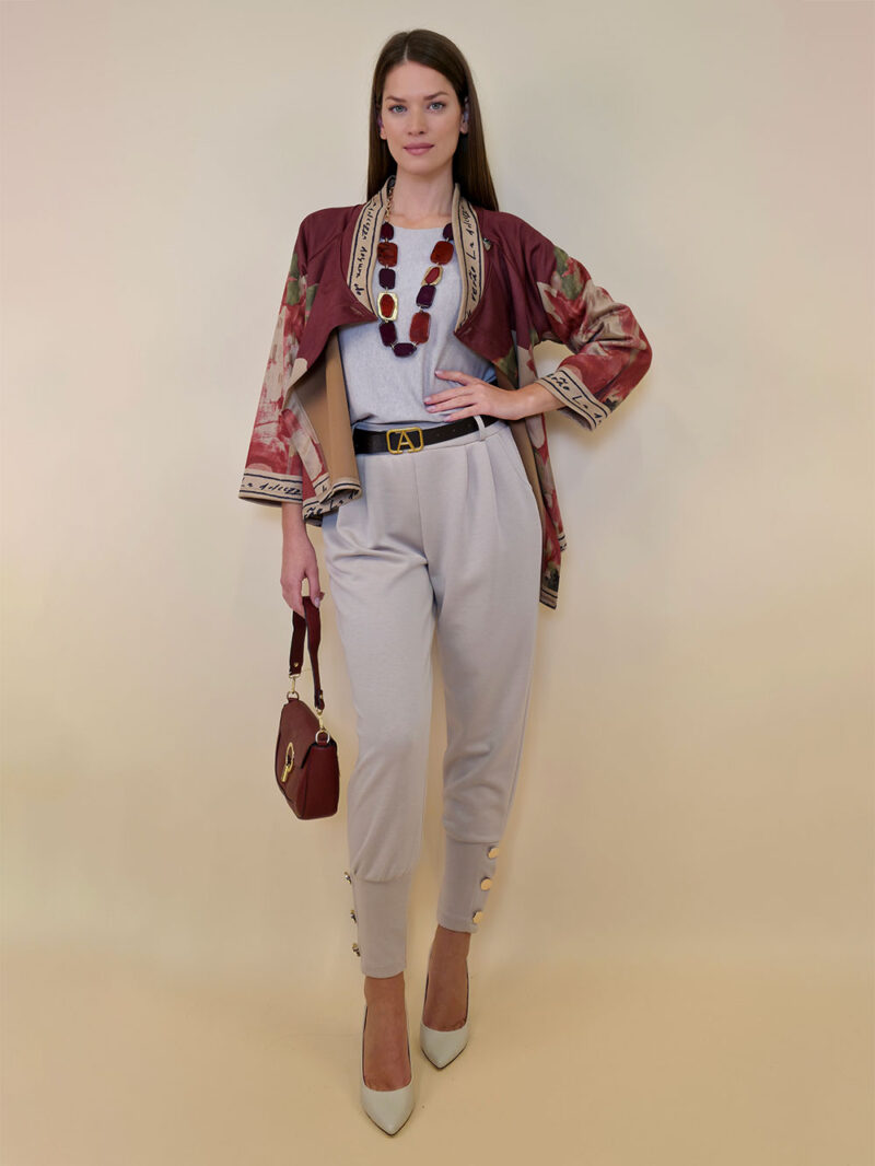Jakna 52 DeLand/D - ecco suede - Positano burgundy