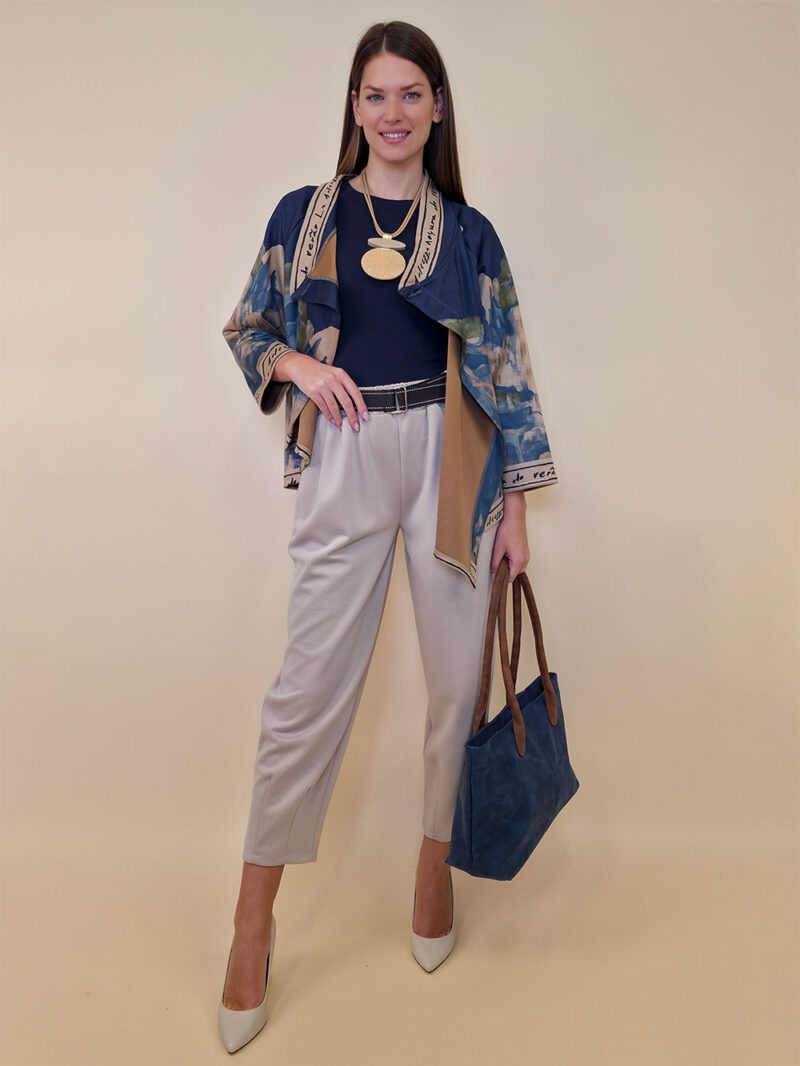 Jakna 52 DeLand/D - ecco suede - Positano navy
