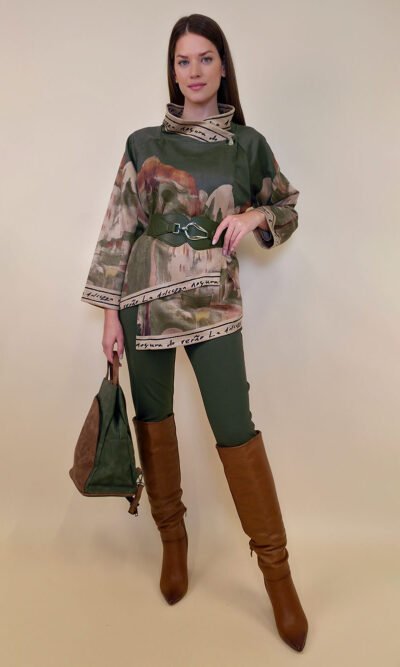Jakna 52 DeLand/D - ecco suede - Positano military