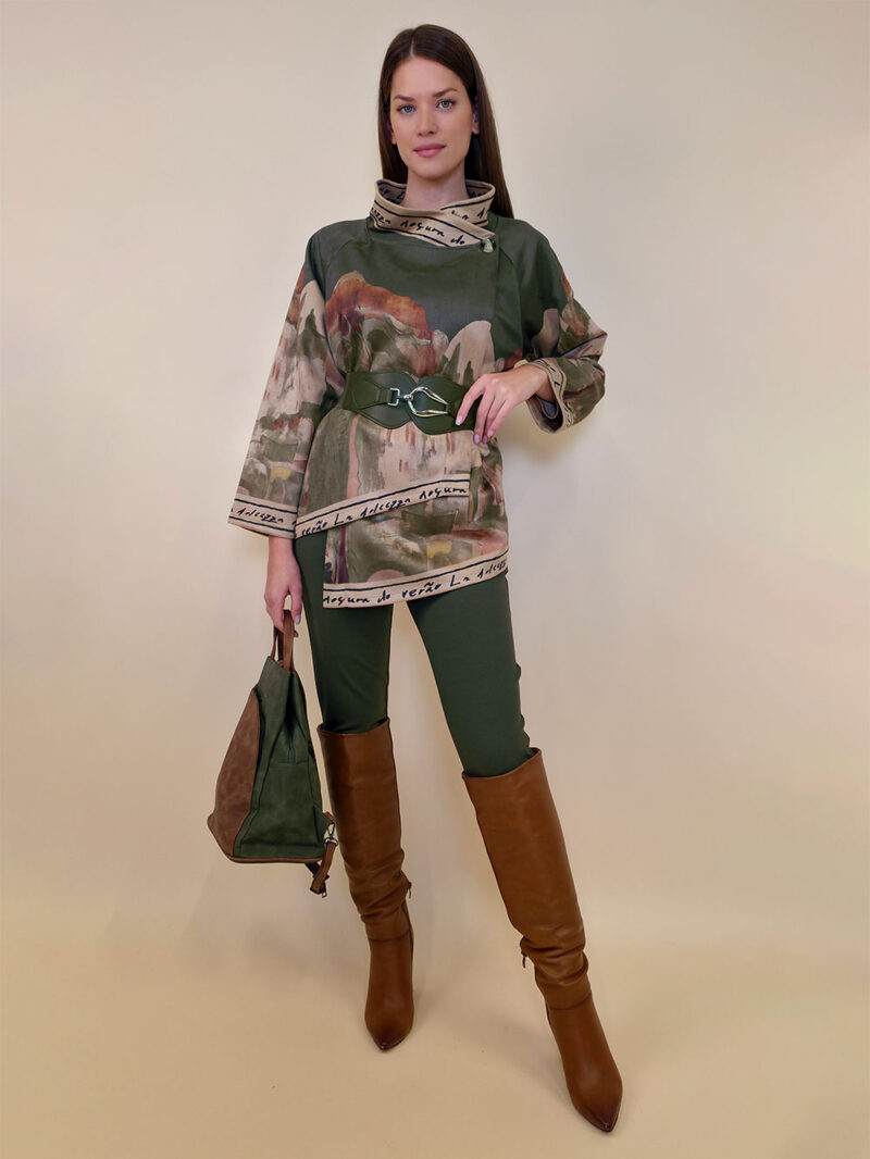 Jakna 52 DeLand/D - ecco suede - Positano military