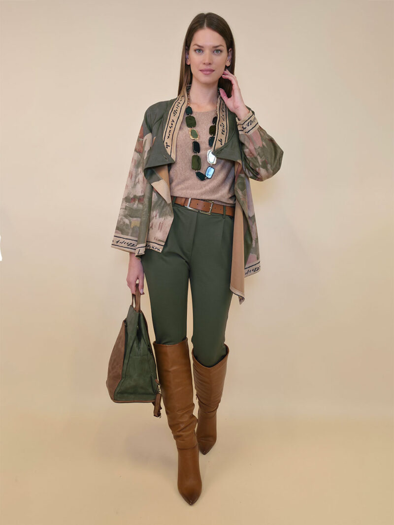 Jakna 52 DeLand/D - ecco suede - Positano military