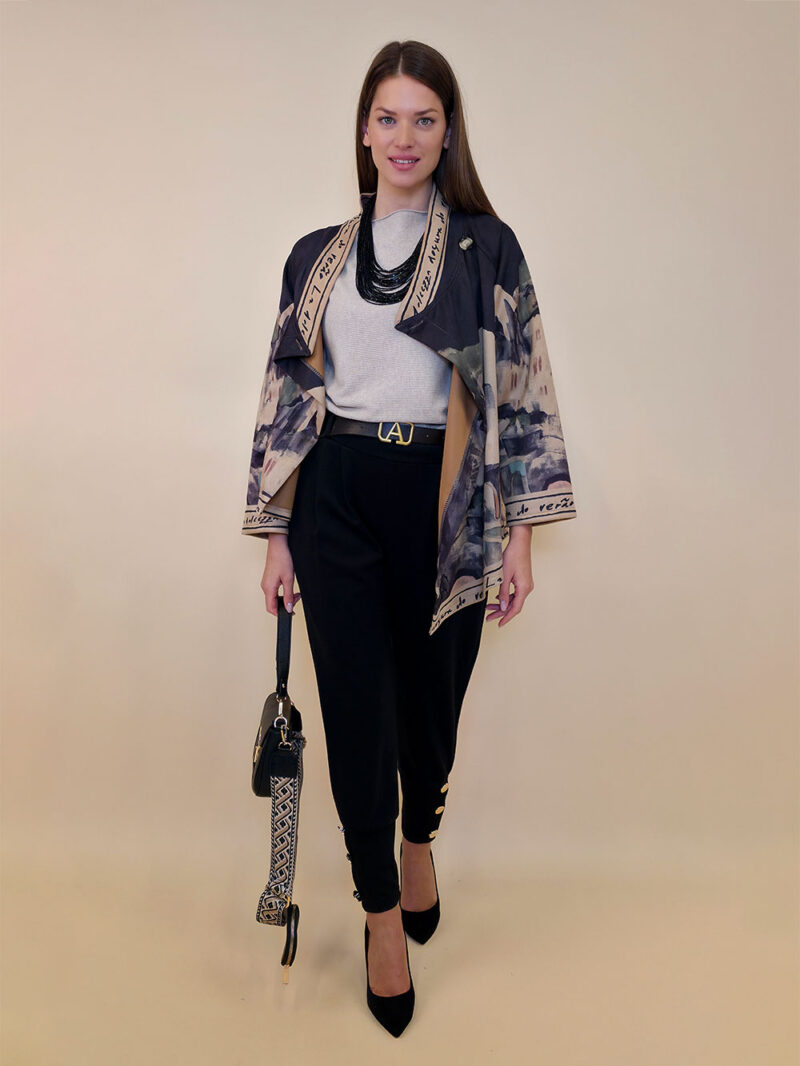 Jakna 52 DeLand/D - ecco suede - Positano black