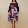 Haljina 47 Odell - felpa/print - Positano burgundy
