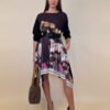 Haljina 47 Odell - felpa/print - Positano brown