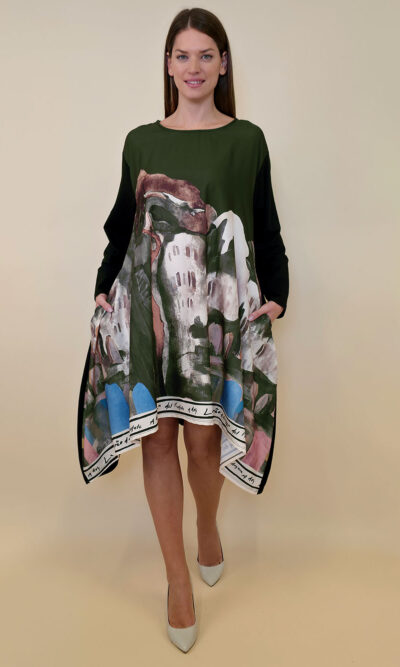 Haljina 47 Odell - felpa/print - Positano military