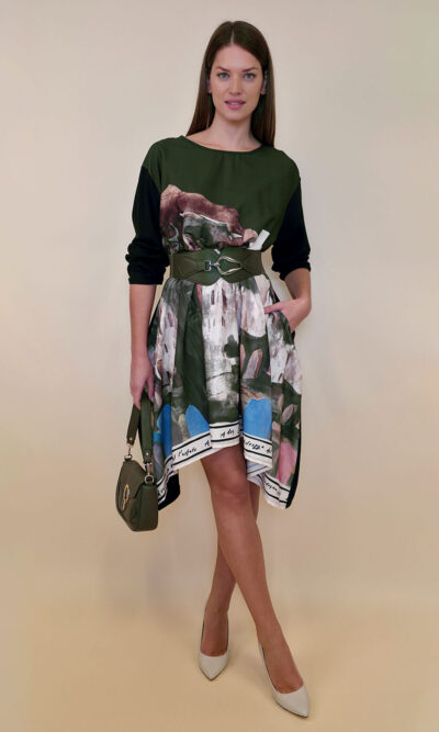 Haljina 47 Odell - felpa/print - Positano military