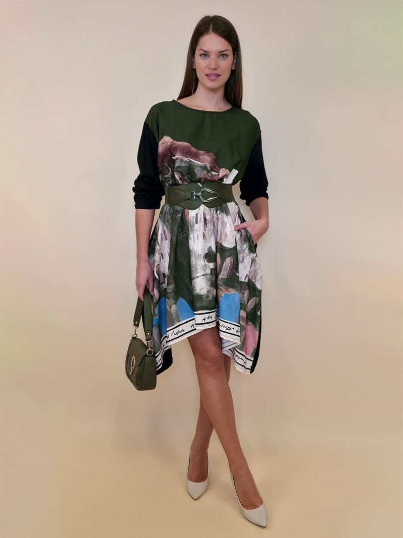 Haljina 47 Odell - felpa/print - Positano military