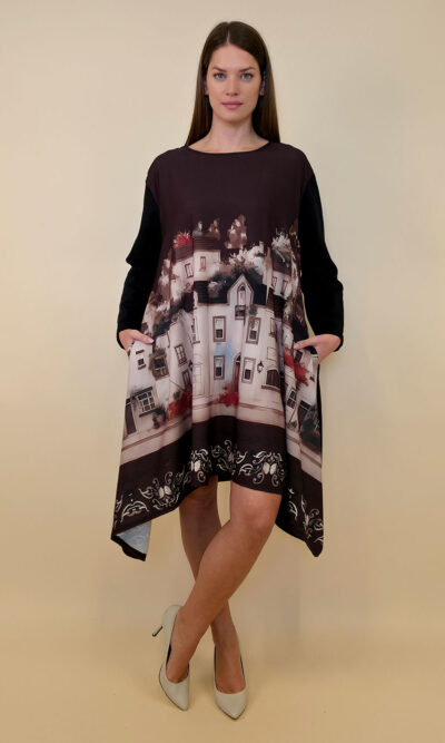 Haljina 47 Odell - felpa - White City brown