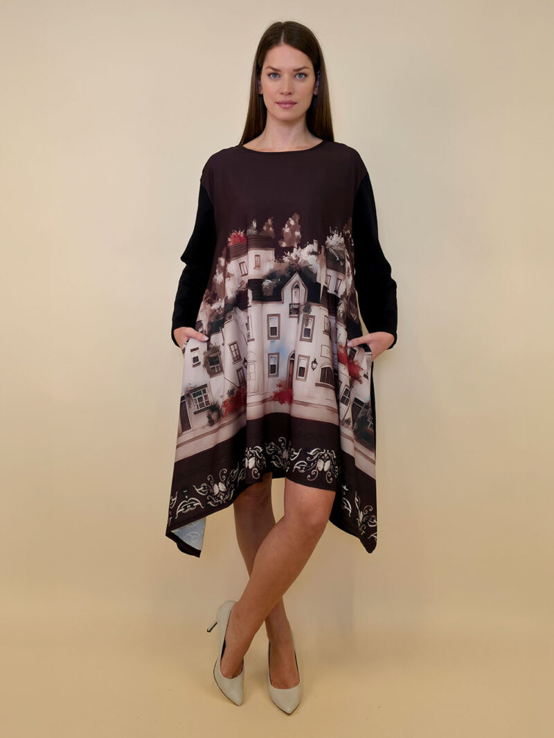 Haljina 47 Odell - felpa - White City brown