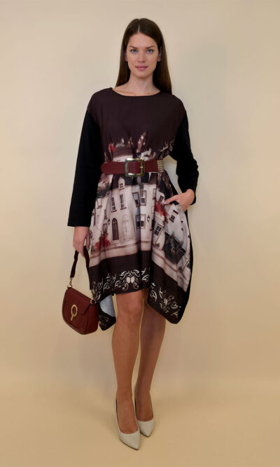 Haljina 47 Odell - felpa - White City brown