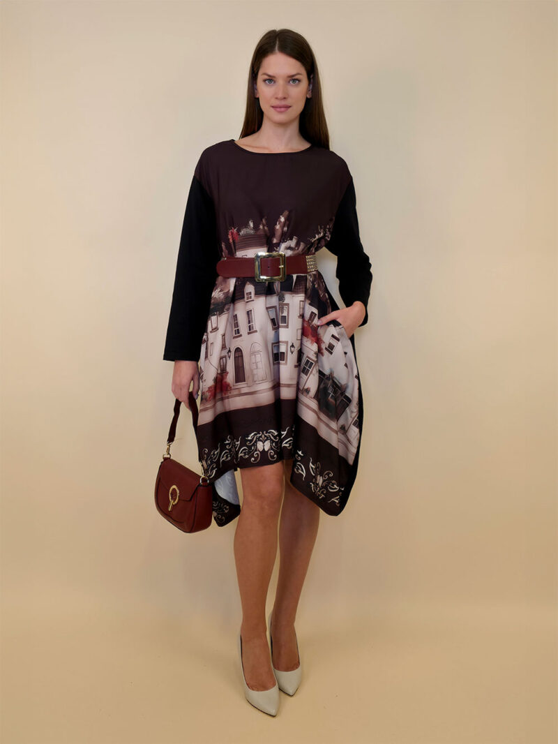 Haljina 47 Odell - felpa - White City brown