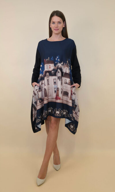 Haljina 47 Odell - felpa - White City navy