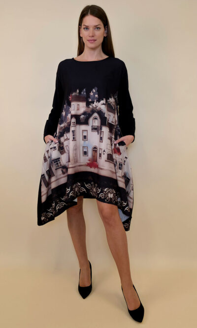 Haljina 47 Odell - felpa - White City black