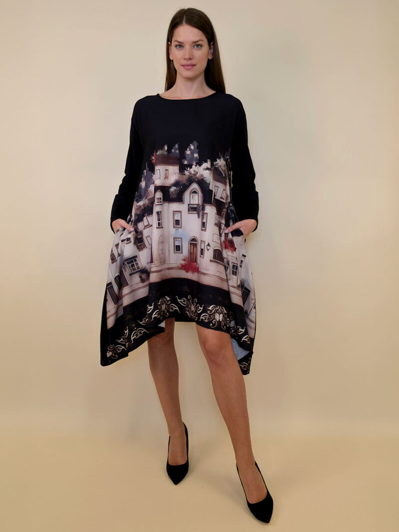 Haljina 47 Odell - felpa - White City black