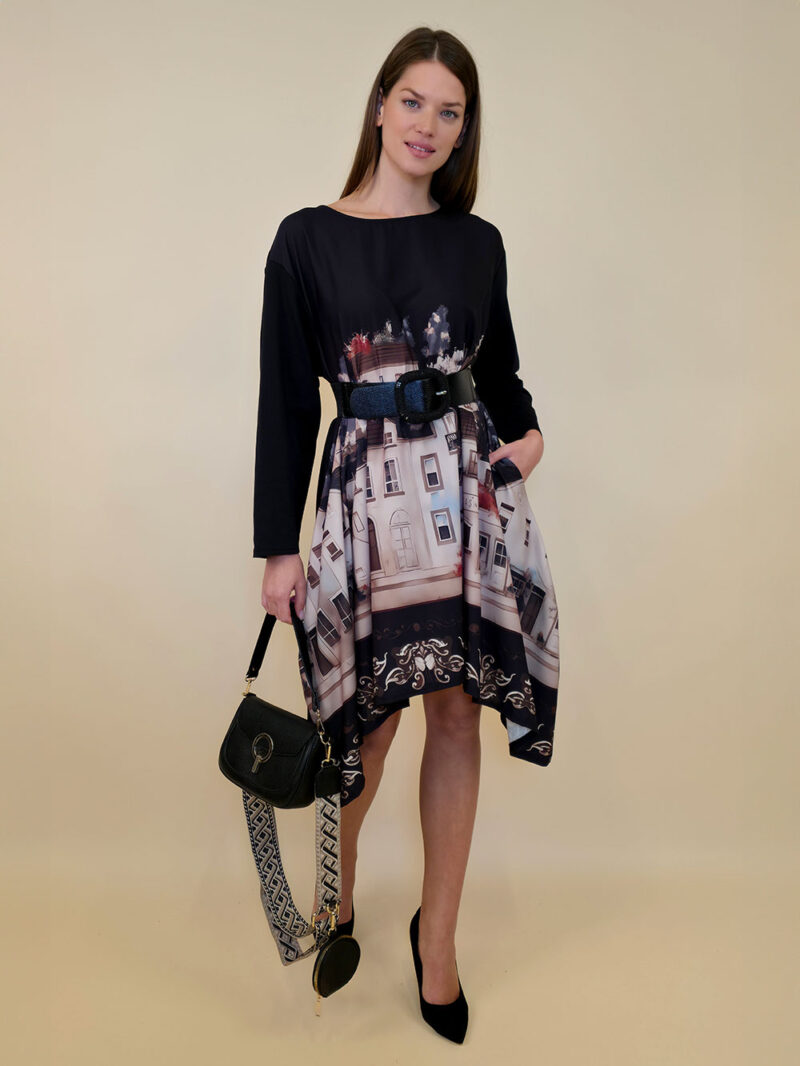 Haljina 47 Odell - felpa - White City black