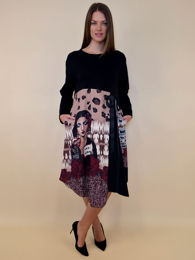 Haljina 52 Merna - felpa/mašna - Glamourous 2