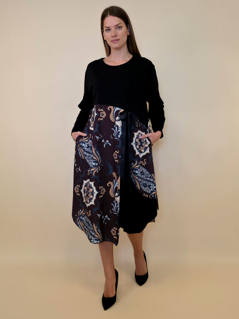 Haljina 52 Merna - felpa/mašna - Baroque brown