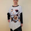 Tunika 40 Abie- felpa/ecco lajsna/print - Peonies beige